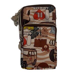 NEW Cell Wallet Purse Crossbody Animal Pouch Long Strap Pockets Phone Satchel 7"